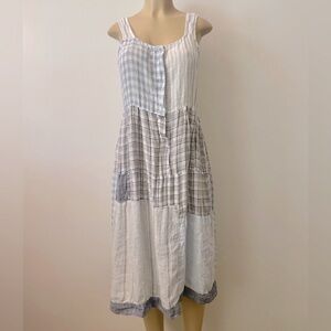 CP Shades patchwork midi dress